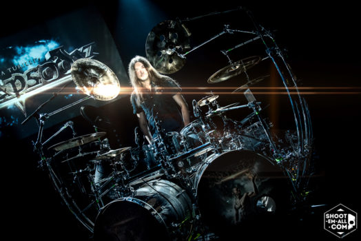 Alex Landenburg | New "Spider" Drumkit for LTR World Tour 2016