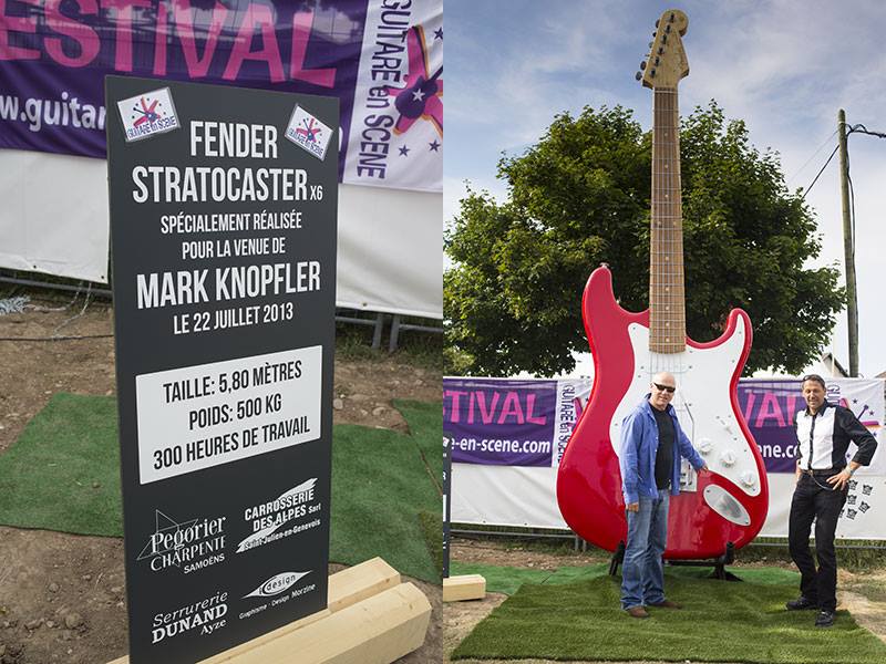 Mark Knopfler Guitare en scene 2013 – photographie Alexandre Coesnon