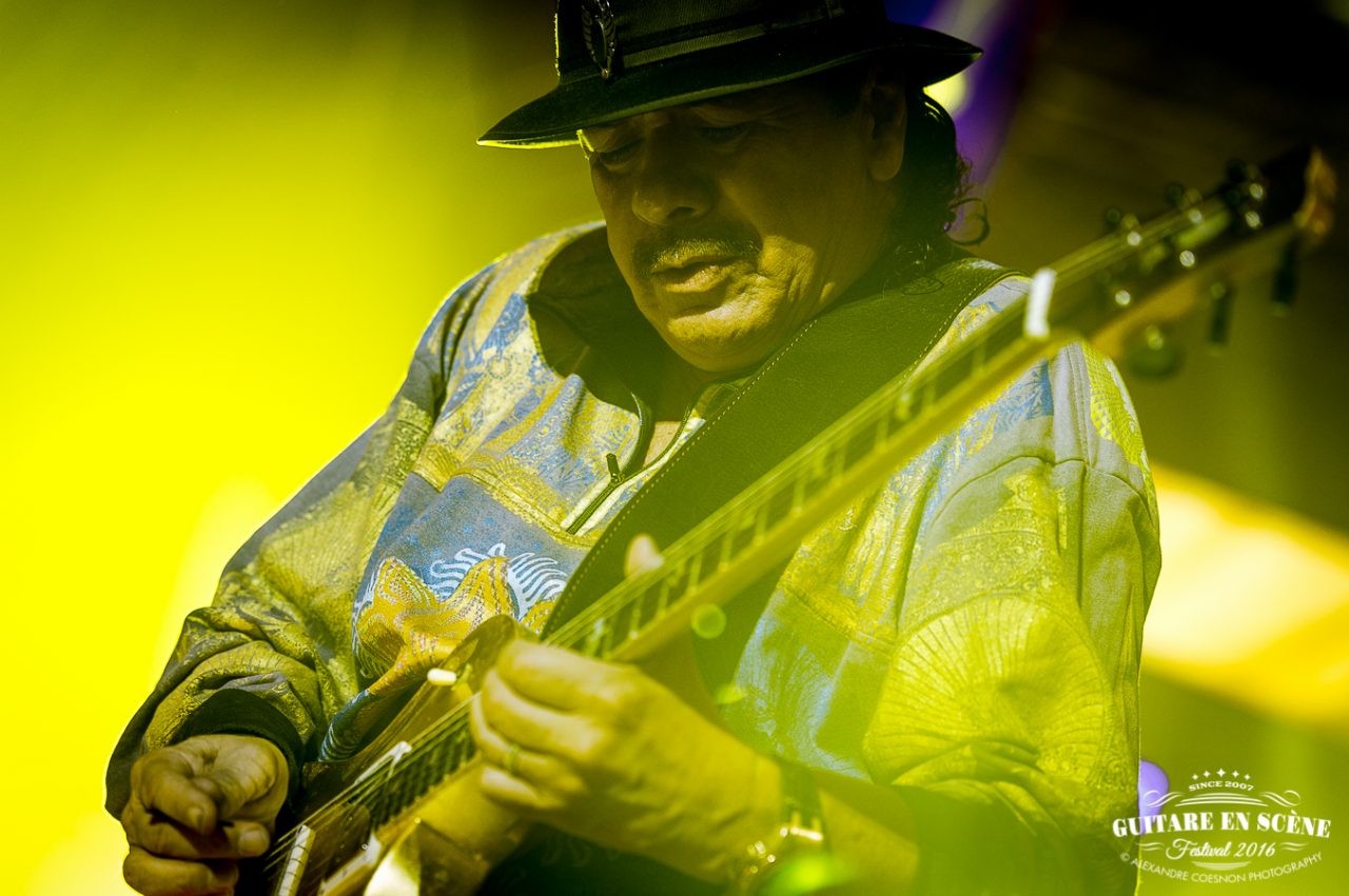 Carlos Santana | Guitare en Scène 2016 – photographie Alexandre Coesnon