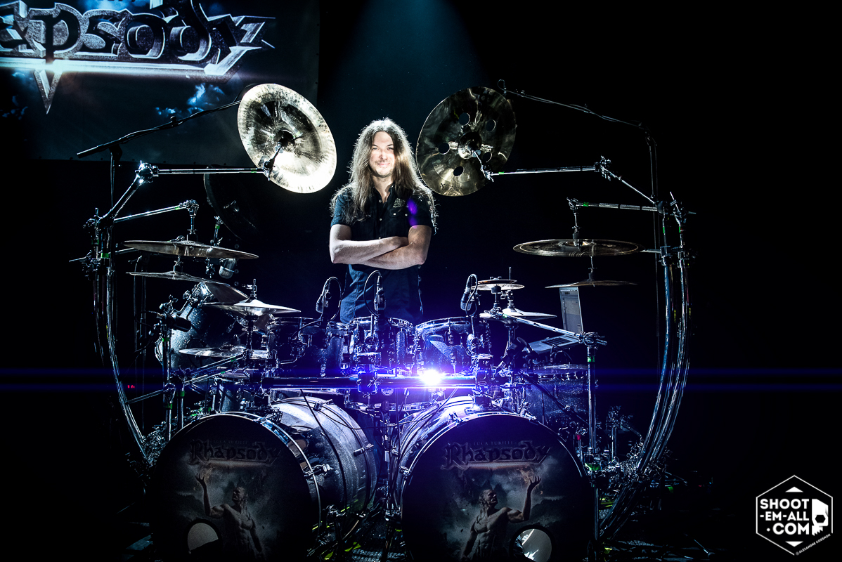 Alex Landenburg | New "Spider" Drumkit for LTR World Tour 2016 – photographie Alexandre Coesnon