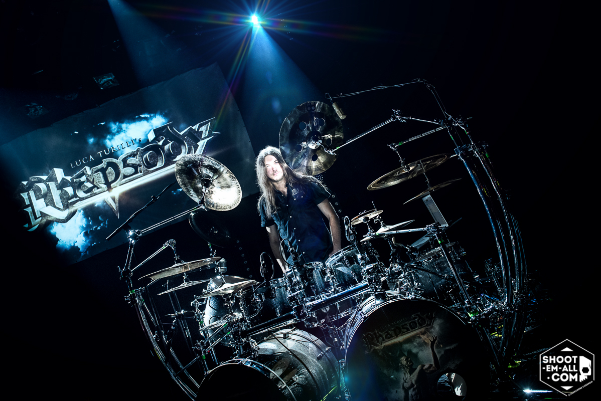 Alex Landenburg | New "Spider" Drumkit for LTR World Tour 2016 – photographie Alexandre Coesnon