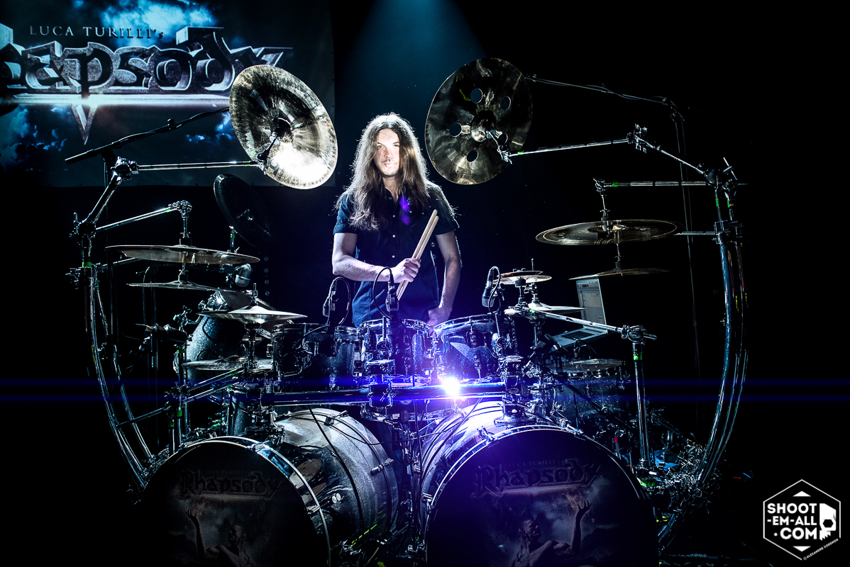 Alex Landenburg | New "Spider" Drumkit for LTR World Tour 2016 – photographie Alexandre Coesnon