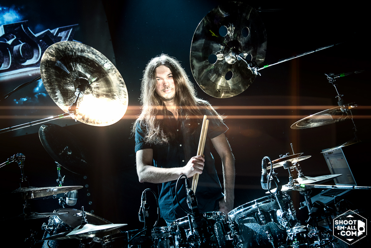 Alex Landenburg | New "Spider" Drumkit for LTR World Tour 2016 – photographie Alexandre Coesnon