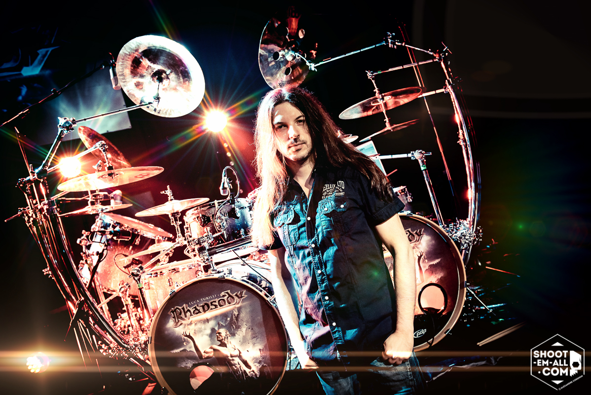 Alex Landenburg | New "Spider" Drumkit for LTR World Tour 2016 – photographie Alexandre Coesnon