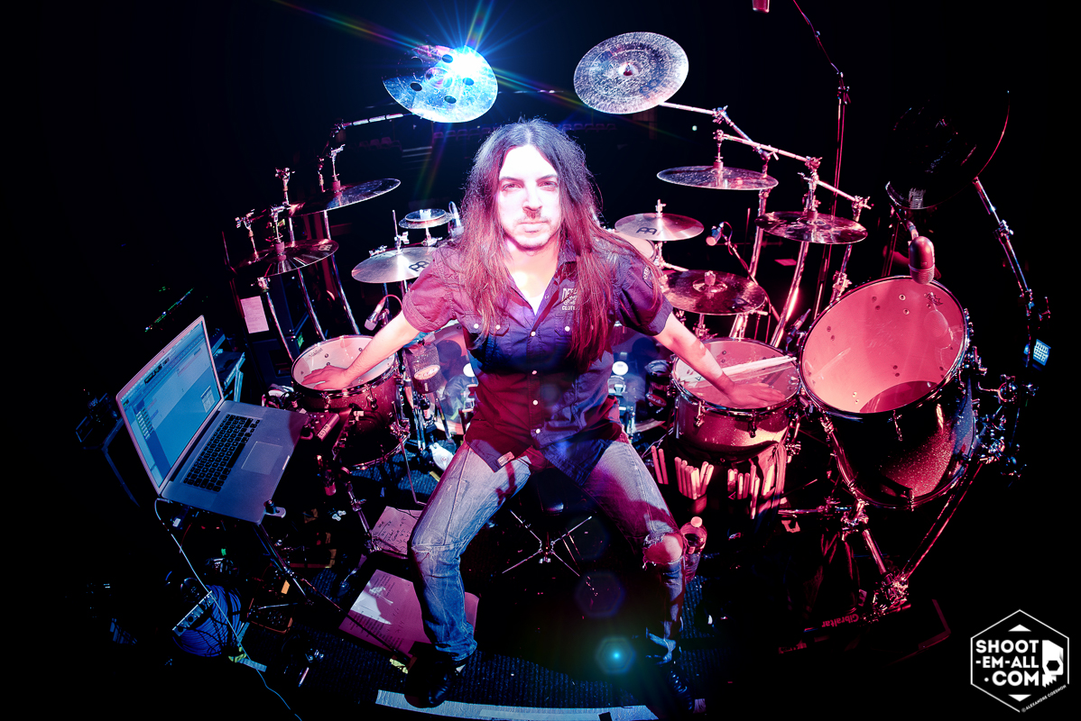 Alex Landenburg | New "Spider" Drumkit for LTR World Tour 2016 – photographie Alexandre Coesnon