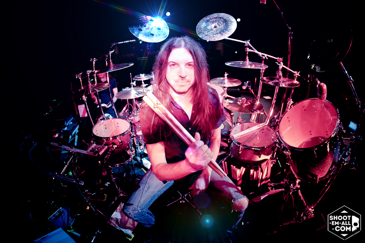 Alex Landenburg | New "Spider" Drumkit for LTR World Tour 2016 – photographie Alexandre Coesnon
