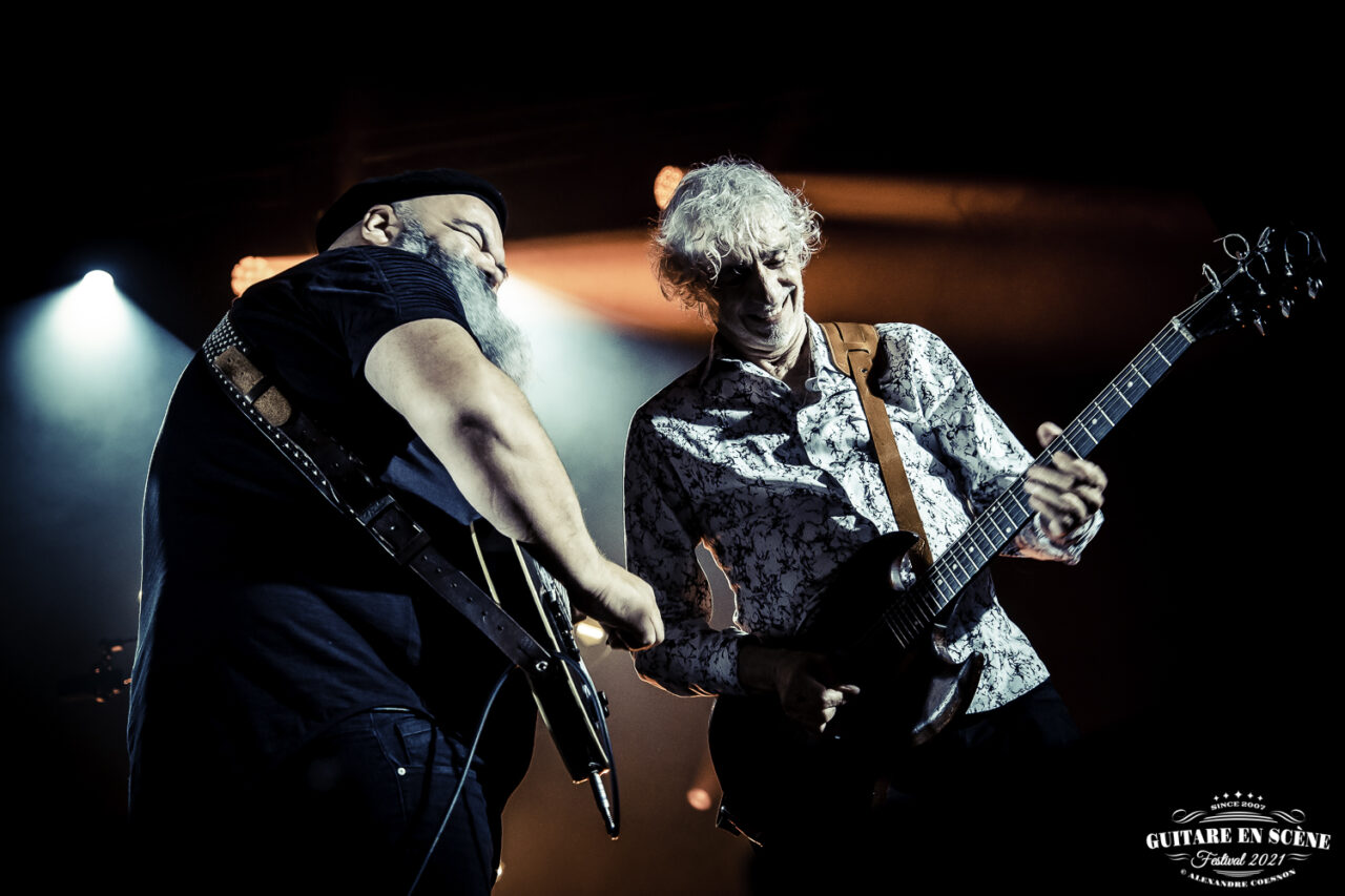 JAM Louis Bertignac & Johnny Gallagher, Guitare en Scène 2021 – photographie Alexandre Coesnon