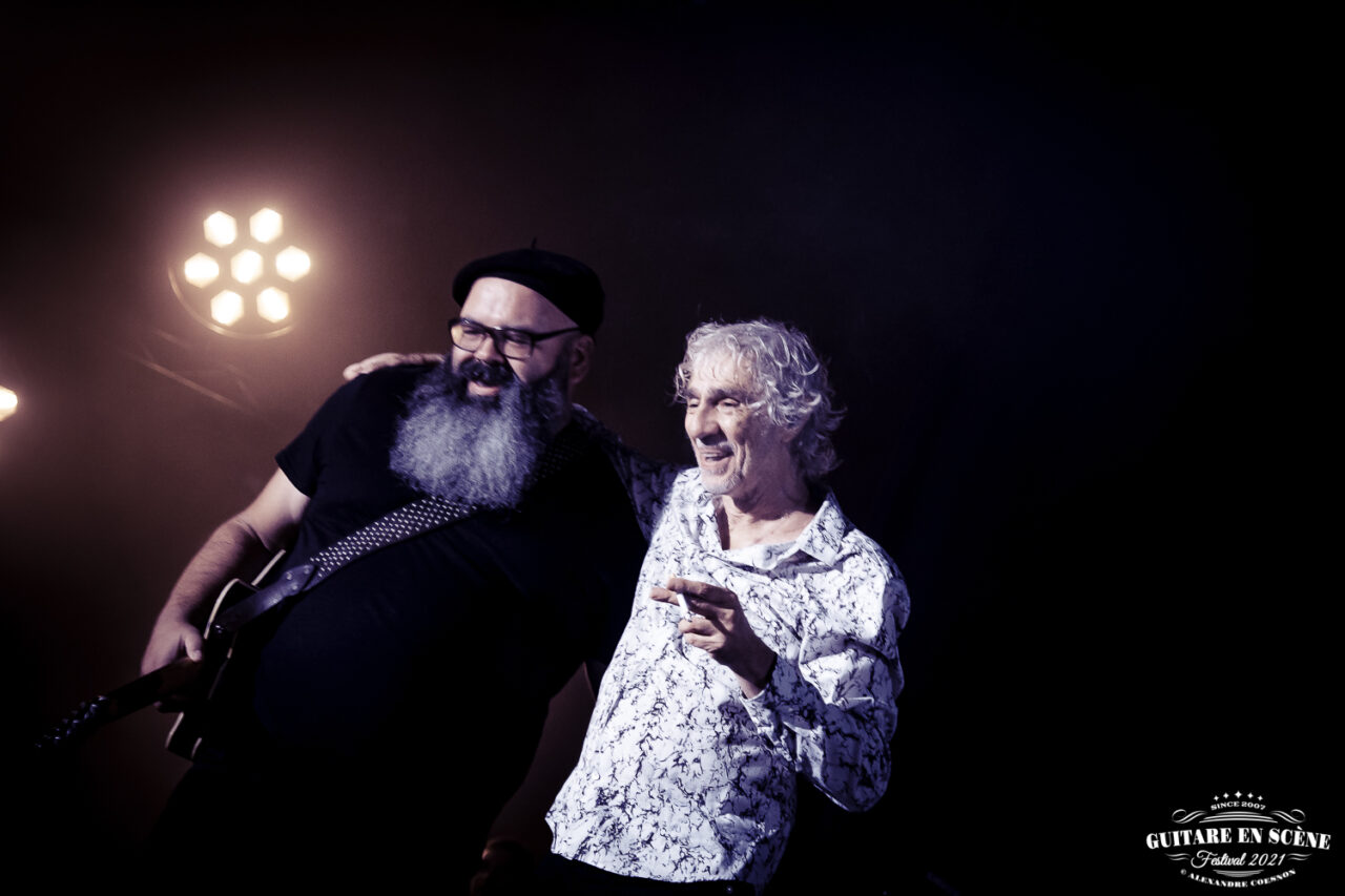 JAM Louis Bertignac & Johnny Gallagher, Guitare en Scène 2021 – photographie Alexandre Coesnon