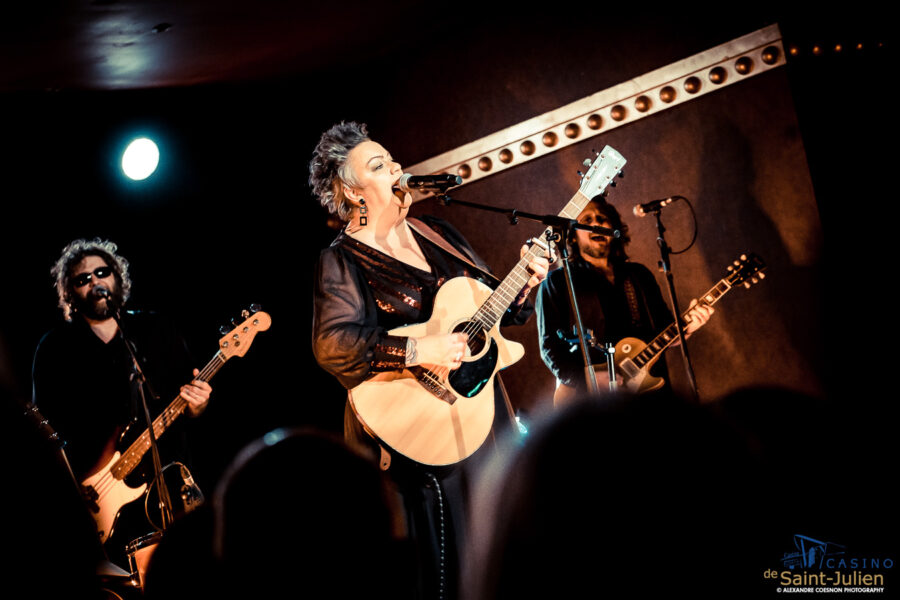 Kaz Hawkins, Casino de St Julien, le 27.01.2023 – photographie Alexandre Coesnon