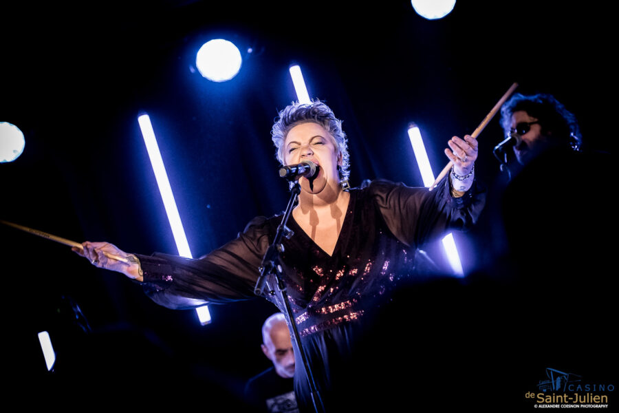 Kaz Hawkins, Casino de St Julien, le 27.01.2023 – photographie Alexandre Coesnon