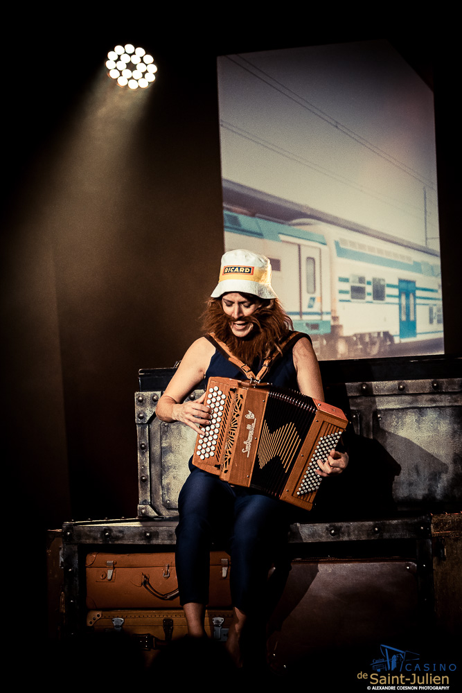 Magali Ripoll, Casino de St Julien, le 21.04.2023 – photographie Alexandre Coesnon