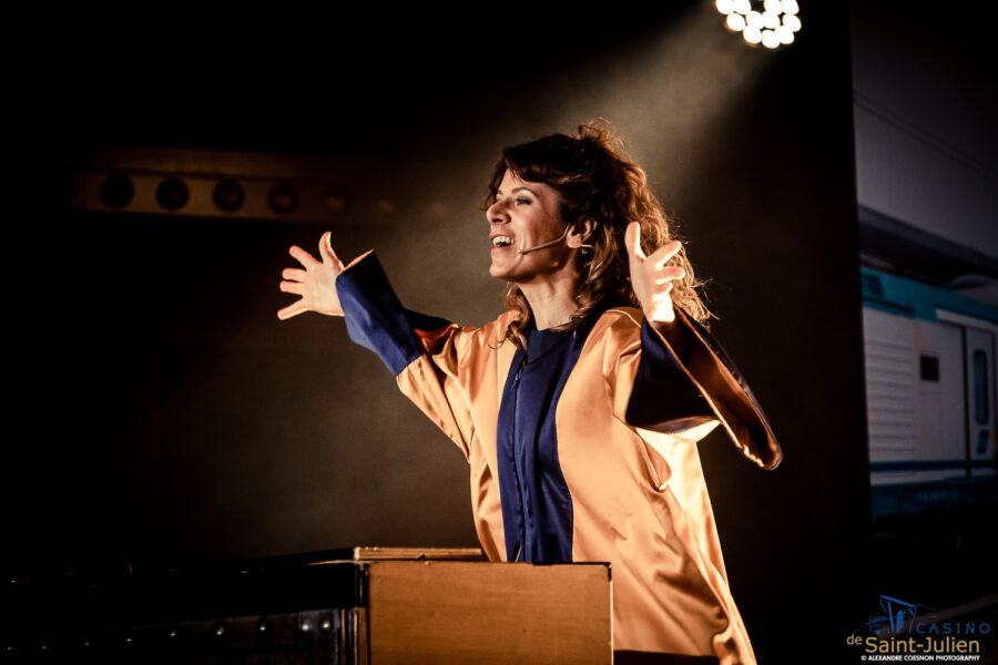 Magali Ripoll, Casino de St Julien, le 21.04.2023 – photographie Alexandre Coesnon