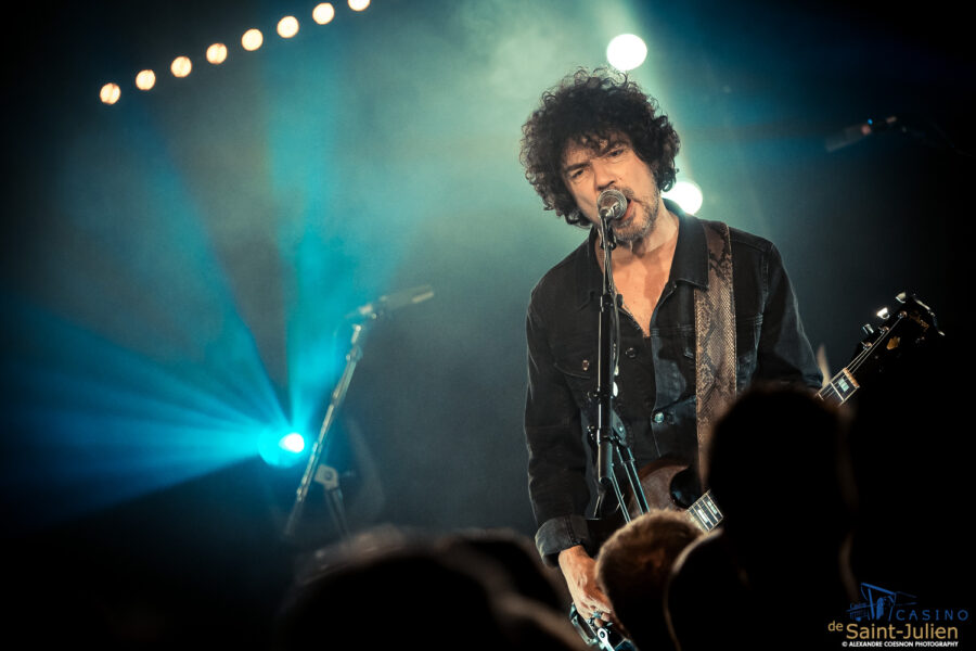 Yarol Poupaud, Casino de St Julien le 17.03.2022 – photographie Alexandre Coesnon