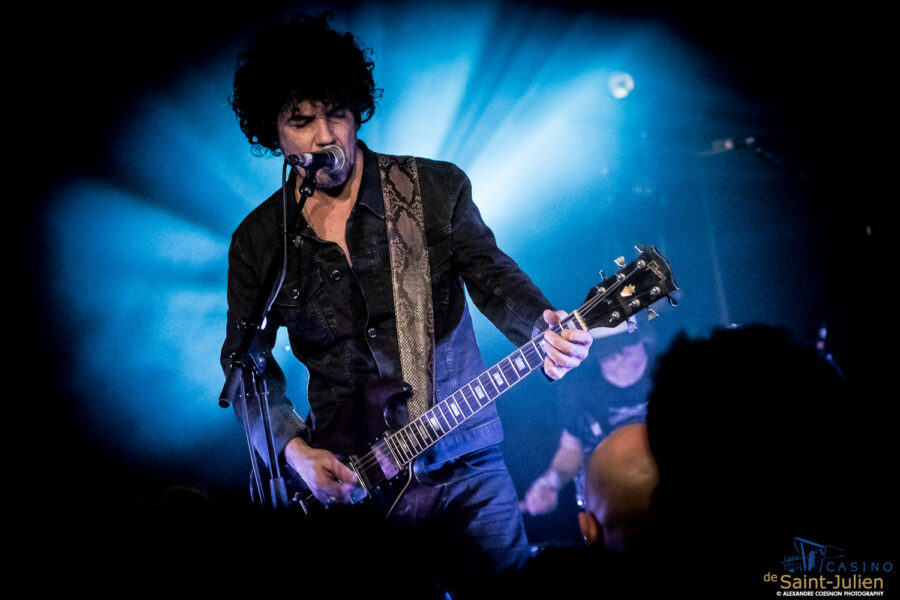 Yarol Poupaud, Casino de St Julien le 17.03.2022 – photographie Alexandre Coesnon